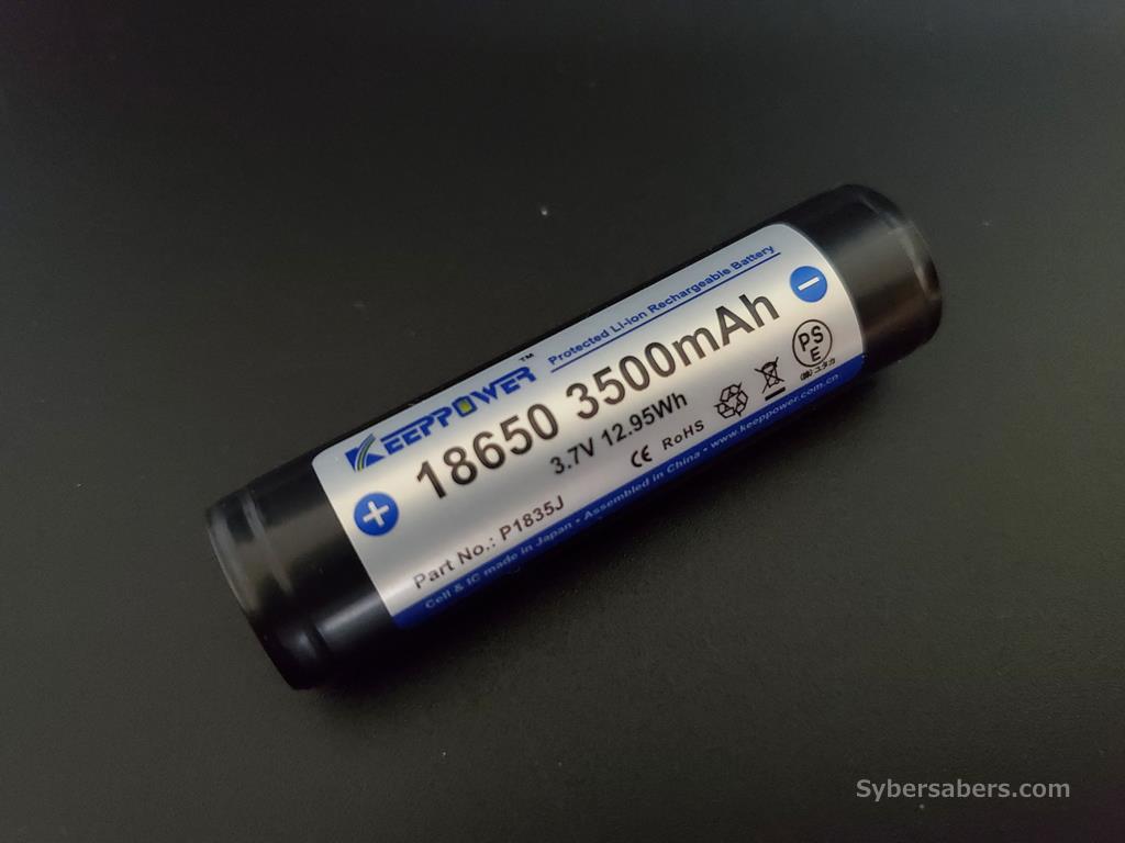 カスタムライトセーバー バッテリー(電池) P1835J｜SYBERSABERS